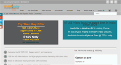 Desktop Screenshot of iitjeemasters.com